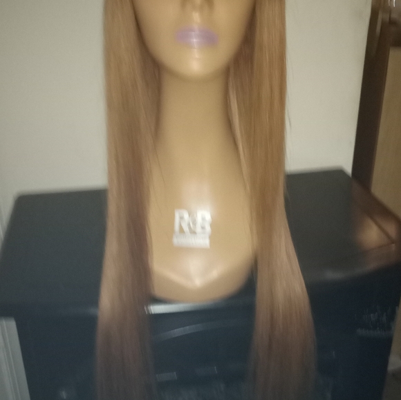 Peruvian straight wig with bang 24inch